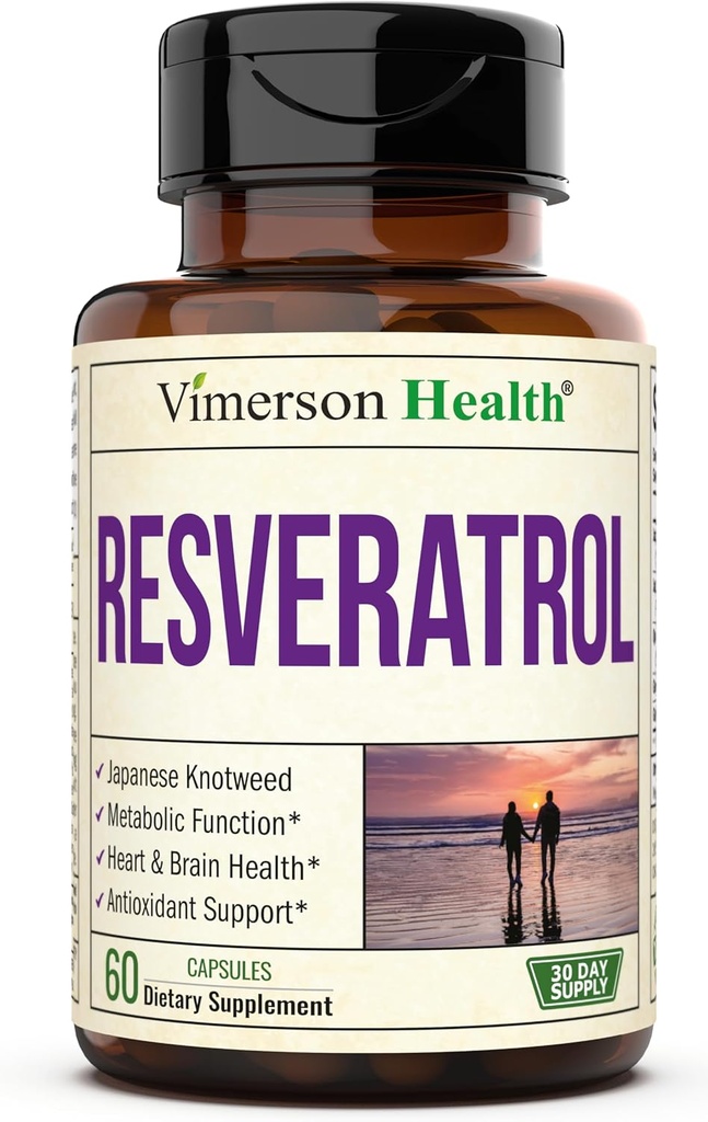 Japoneses Knotweed Capsules - Suplemento Resveratrol con 1000mg Japonés Knotweed, Green Tea Extract, Quercetin, Grape Extract. Antioxidante Potente para el envejecimiento saludable " Soporte cardiovascular " .