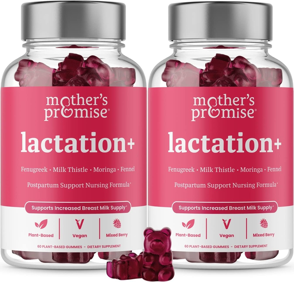 Suplemento de lactancia materna para la producción de leche materna Aumentar la lactancia postnatal Apoyo a la lactancia materna, enfermería y lactancia con Fenugreek, Moringa &amp; Milk Thistle ← 2 Pack