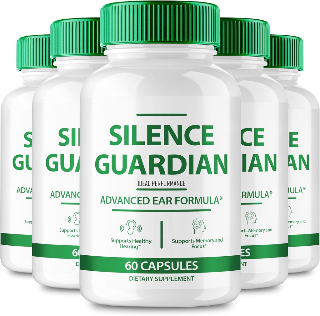 Silence Guardian Tinnitus Relief For Ringing Ears Capsule, Silence Guardian Ring Clear Tinnitus Pills, SilenceGuardian Ear Tinnitus Suplemento, Ear Ringing Tinnitus, SilenceGuardian Reviews (5 Pack)