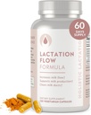 Holistic Lactation® Lactation Flow Formula (60 Servings), Suplemento de Apoyo Breastmilk Flow &amp; Milk Supply, Contiene Probiótico y Choline, Lecithin-Free