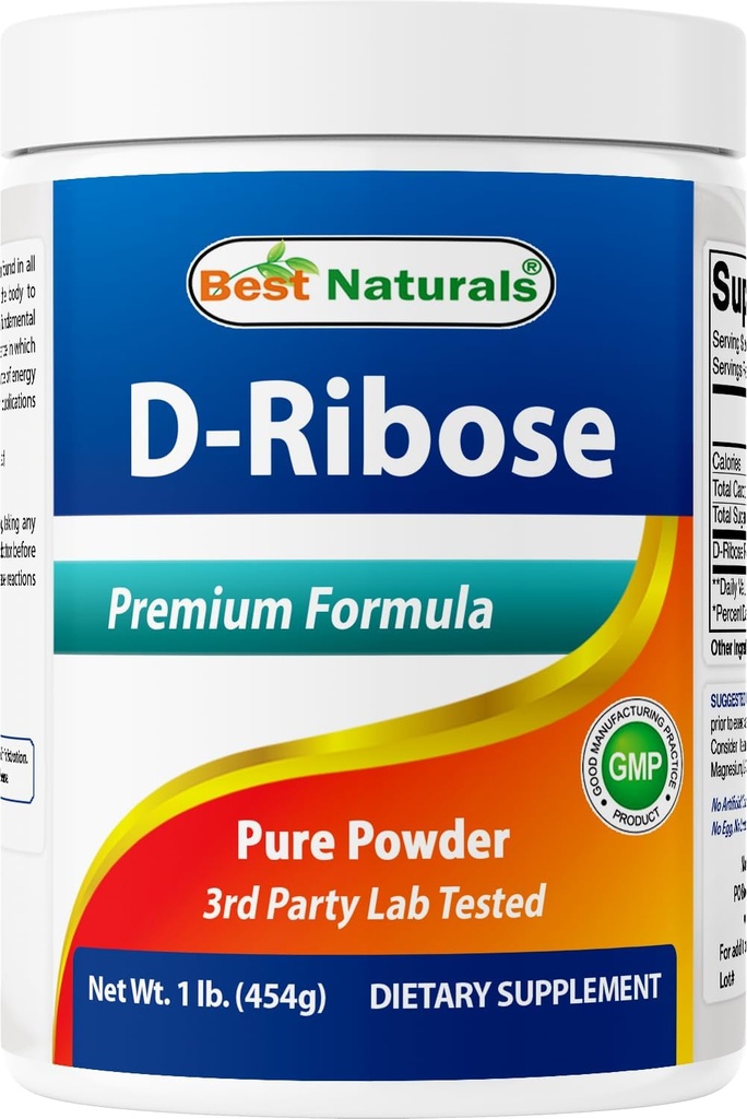 Mejores Naturales D-Ribose Powder 1 Libra