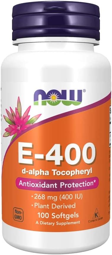 Ahora Alimentos Vitamina E-400 Tocoferoles mezclados - 100 Softgels