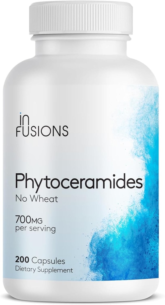 Fitoceramides 200 Capsules Rejuvenecimiento de Rehabilitación de la Esquí Rejuvenecimiento Anti-Envejecimiento Ceramidas conducidas por plantas 700mg Gluten Free Non-GMO