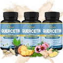 Ecológico Cadane 3 Packs 60 Capsules Quercetin Extract Capsules - Sistema Immune de soporte - Combinado con Elderberry, Bromelain, Ginger, Echinacea &amp; Más - 3 Month Supply