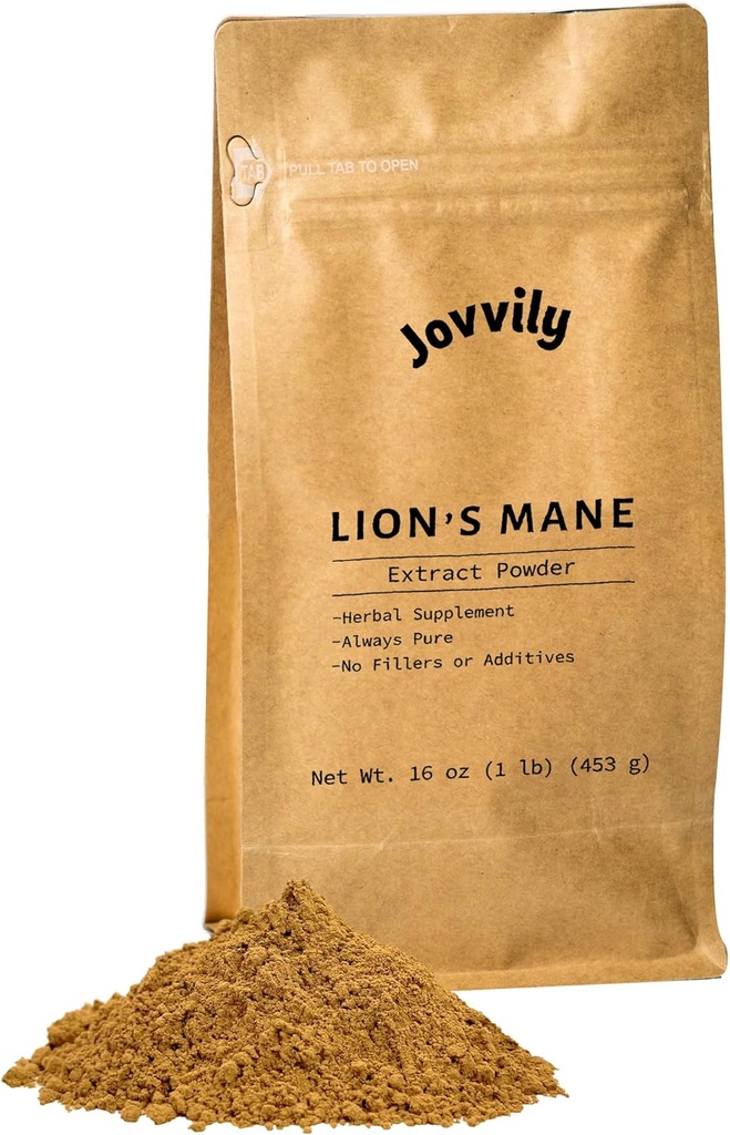 Extracto de setas Mane Mane de León, 1 lb, Hericium Erinaceus Extracto, Suplemento Herbal, Siempre Puro