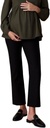 Maternidad Maternidad Mujeres Super Stretch Secret Fit Over the Belly Ankle Straight Leg Pregnancy Dress Pants for Work