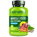 NATURELO Adolescente Multivitamina - Multivitamina entera de alimentos para niños adolescentes - Suplemento de minerales para niños activos - con extractos vegetales - No GMO - Vegan &amp; Vegetariano - 60 cápsulas
