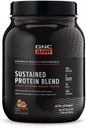 GNC AMP Sustained Protein Blend - Puffs de mantequilla de maní (28 Servimientos)