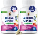 SUNNY SAM Adrenal Cortex Support Supplements for Cortisol Management - Supports Cortisol, Energy Levels, and Tension Regulation