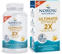 Nordic Naturals Ultimate Omega 2X, Lemon Flavor - 90 geles blandos - 2150 mg Omega- aceite de pescado de alta potencia Omega-3 con EPA & DHA - promueve la salud del cerebro y del corazón - No GMO - 45 piezas