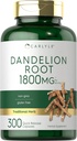 Carlyle Dandelion Root  1800mg ← 300 Capsules ← Non-GMO, Gluten Free Supplement