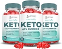(3 Pack) Keto Purity Keto ACV Gummies Advanced Fórmula 1000MG Keto Puritry Keto Gummies Apple Cider Vinegar Formulado con Powder Pomegranate Beet Juice B12 Vegan Non GMO 180 Gummys