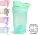 D.Y.A 16oz Botella de Shaker,Botella de Shaker de Protein para Protein Shakes, Botella de Shaker para Pre Workout y Viajar Para Ir,BPA Gratis &amp; Easy Clean Protein Shaker Bottle,Green