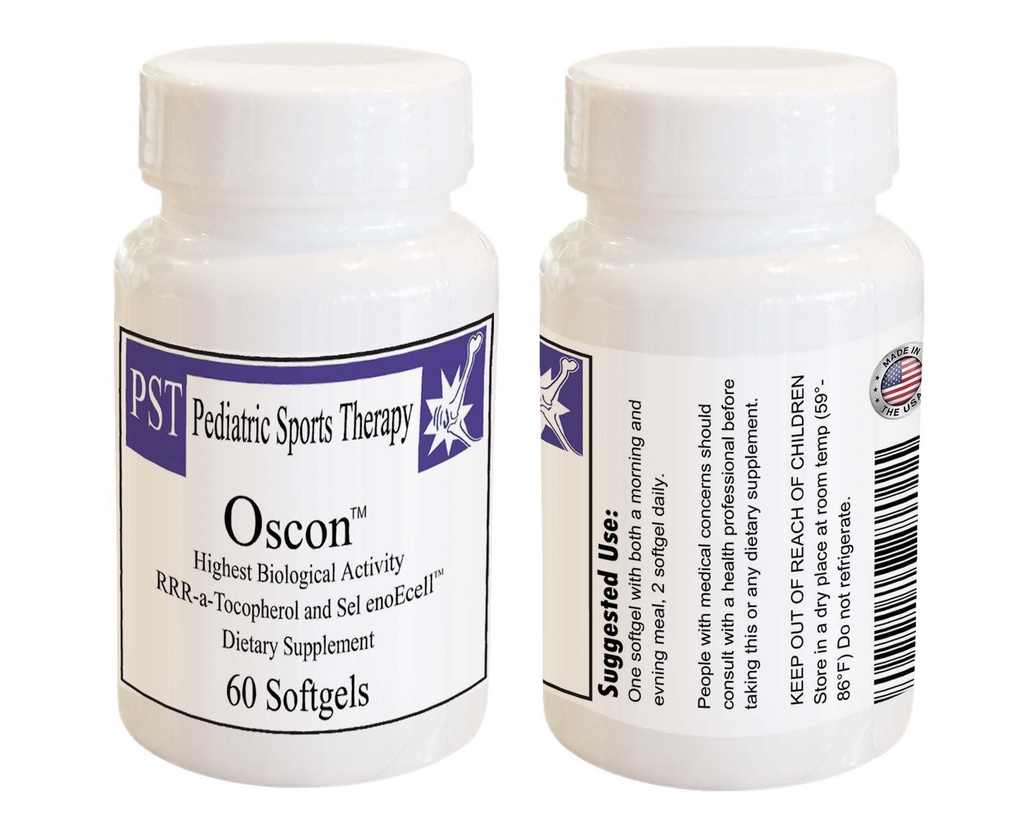 Oscon 60 ct - RRR-a-tocopherol &amp; Selenium Nutraceutical Supplement