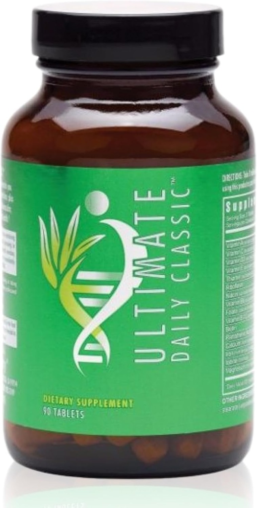 Youngevity Ultimate Daily Classic – Multivitamínico con vitaminas esenciales, minerales, ácidos aminoácidos y botánicos antioxidantes-Rich – apoya la salud cardiovascular, cerebral, ósea y conjunta – 90 Tabletas