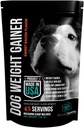 Aproximadamente 45 Serviciones de Gainer de Peso Perro - Suplementos de Ganancia de Peso para Perros - Constructor de Musculo Canino y Perro - Hecho en EE.UU.
