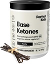 Perfect Keto Exogenous Ketones Powder, BHB Salts Suplemento para Ketosis & Fasting, Plus Electrolitos para la hidratación, Caffeine Free Energy, Keto Diet, Focus &amp; Workout Support, Vanilla, 6.7 oz