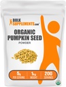 BulkSupplements.com Pumpkin Seed Powder - Suplemento de calabaza, de semillas de calabaza orgánica, Pumpkin Powder - Vegan " Gluten Free, 5g por Serving, 1kg (2,2 libras) (Pack of 1)