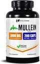 Saludfare Mullein Leaf Extract 3000mg ← 200 Vegan Capsules ← Extra Strength Herbal Supplement ← Soporta Wellness &amp; Balance ← Non-GMO, Gluten-Free Ø Made in USA