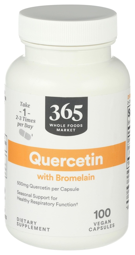 Mercado completo de alimentos, Quercetina con Bromelain, 100 Cuenta