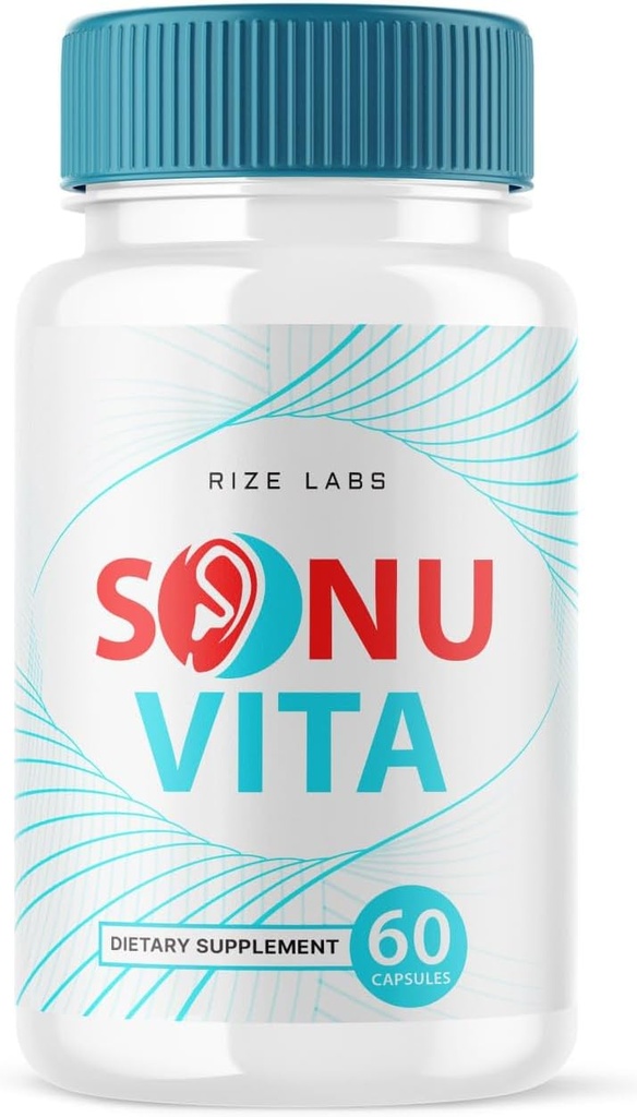 rize labs Sonu Vita Suplemento dietético, soporte auditivo Fórmula, máxima fuerza capsulas, soporta vida saludable (60 cápsulas)