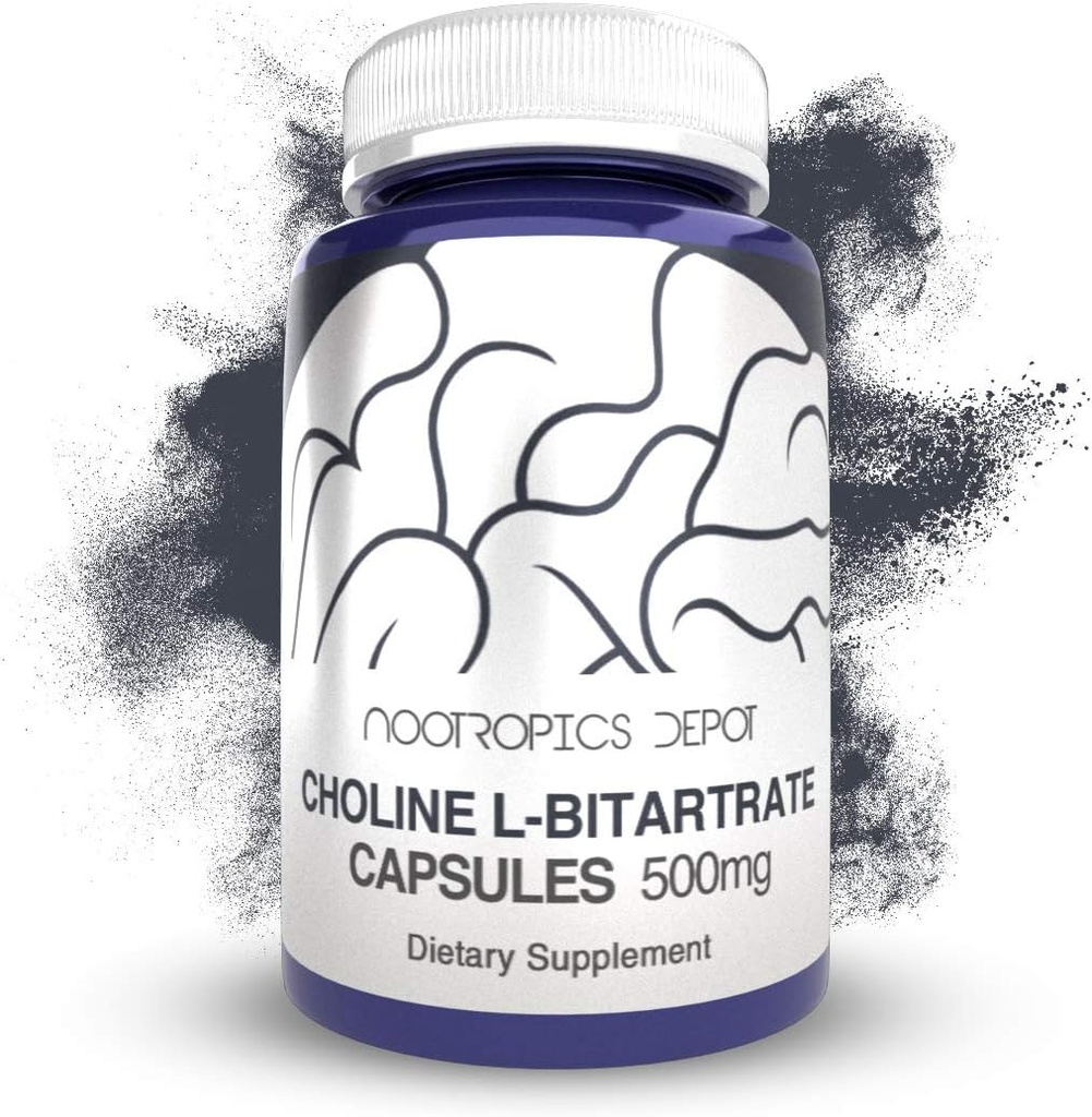 Choline L-Bitartrate Capsules 500mg (180 Conde)