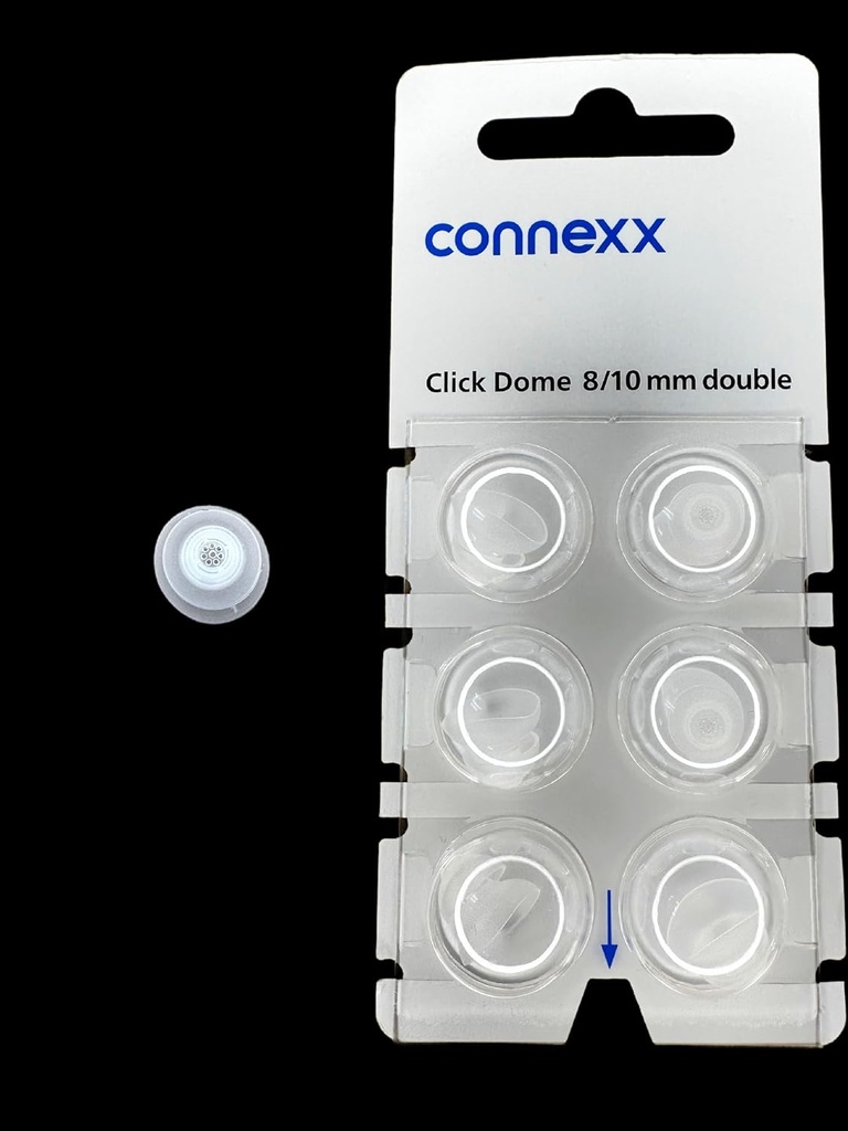 Accesorios Siemens / Rexton Click Domes (6 domes) NEW Blister Pack (8/10mm Double)