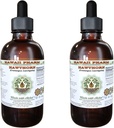 Hawthorn Alcohol-Free Liquid Extract, Organic Hawthorn (Crataegus Laevigata) Dried Leaf, Organic Flower and Stem Glycerite Hawaii Pharm Natural Herbal Supplement 2x4 oz