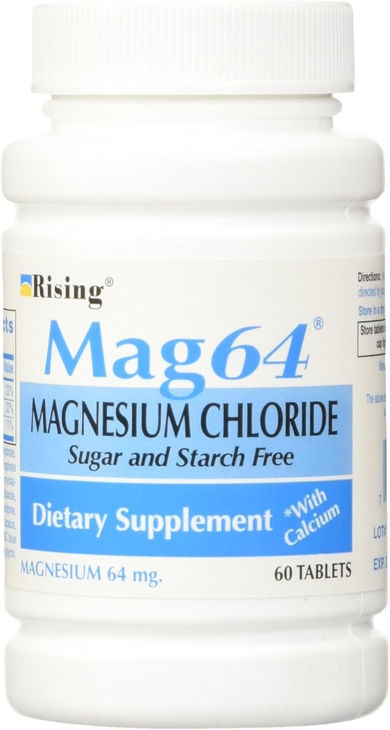 Mag 64 Dietary Supplement Tablets, 60 Count (Pack of 3)