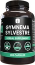 PURE ORIGINAL INGREDIENTES Gymnema Sylvestre (365 capsules), No Magnesio o Rice Fillers, Siempre Puro, Lab Verificado