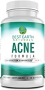 Mejores Naturales de la Tierra AcnéSupplement Fórmula Blemish Blocker ayuda a promover la piel clara, radiante, saludable + luchas Blemishes desde dentro de 30 Conde