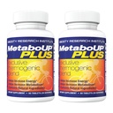 Lipozene MetaboUP Plus - 2 60 Ct Botellas - Píldoras termogénicas de peso - Booster de energía