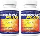 Lipozene MetaboUP Plus - 2 60 Ct Botellas - Píldoras termogénicas de peso - Booster de energía
