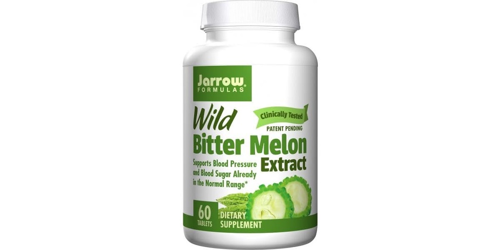 Jarrow Formulas Wild Bitter Melon Extracto 1,500 mg, Suplemento dietético, 60 Tablets, hasta 30 Day Supply