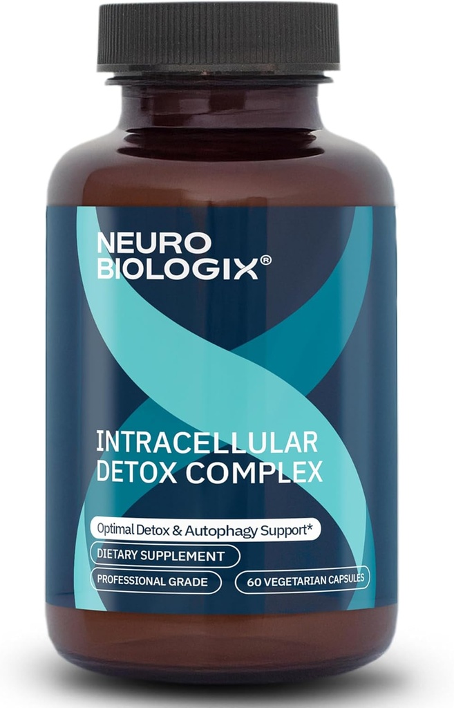 Soporte de desintoxicación intracelular - Avanzado Antioxidante & Energy Supplement - Supports Cellular Detox ' Defense, Metabolic Balance " Longevity with NRF2 Activator, Turmeric, Piperine " Glutathione - 60Caps