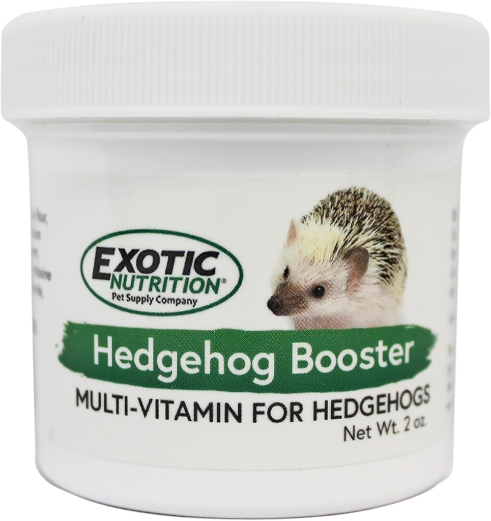Hedgehog Booster - Multivitamínico Completo - Suplemento Mineral Powdered Vitamin &amp; Hedgehogs (2 oz.)