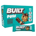 Barras de proteína, Puff Protein Bars, Cookie Dough Chunk Puff, 15g Protein Snacks, On-The-Go Bars, Sólo 160 Calories, 8g Azúcar, Collagen, No Gluten Free, 12 Conde