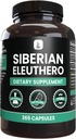 PURE ORIGINAL INGREDIENTES Siberian Eleuthero, Siempre Puro, No Aditivos O Fillers, Lab Verified (365 Conde (Pack of 1))
