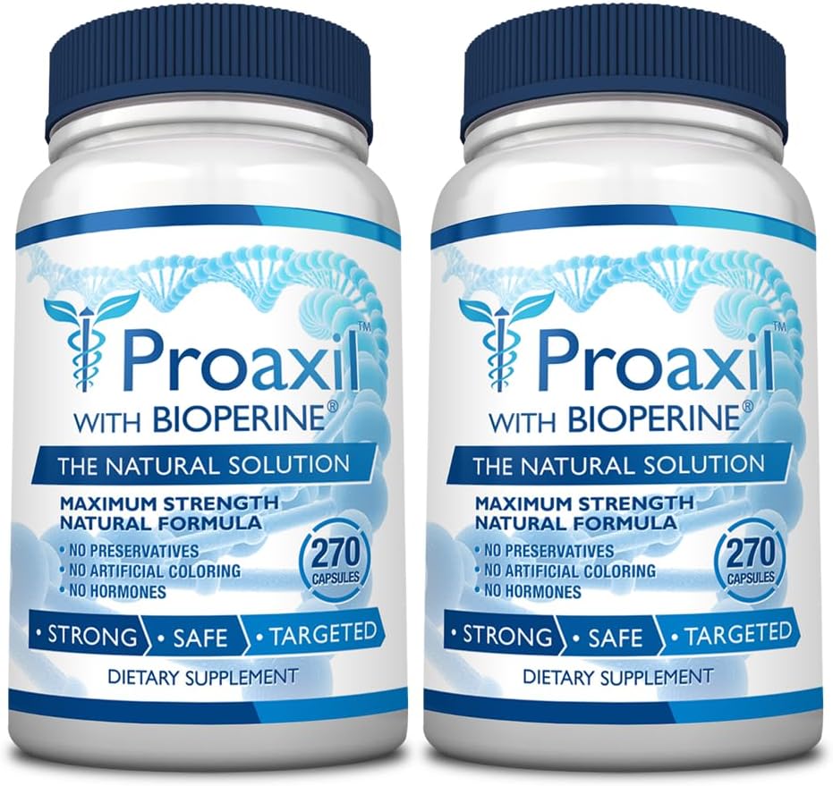 Consumer Health® Proaxil - 540 cápsulas - Apoyo a la salud de próstata - Zinc, Saw Palmetto, Bioperine® y Beta Sitosterol - Vegan Friendly, Made in USA - 6 meses de suministro