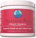 Complejo Electrolítico Libre de Azúcar TENIDO 1000mg Complejo Electrolítico de Alto Sodio TENIDO POTS Soporte " Prevención de la gripe de Keto ANTE 45 Servimientos Hidratación Natural (Fruit Punch)