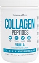 NaturesPlus Collagen Peptides, Vainilla - 0.8 lb Polvo - Pelo, Piel, Piel &amp; Salud Conjunta, Sistema Immune Soporte - No GMO, Gluten Gratis - 14 Servings