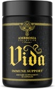 Ambrosia Vida Immunity Support, Elderberry, Vitamina C, Vitamina D y Zinc Supplement, Immune System Booster (60 Capsules)