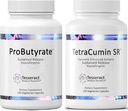 Tesseract Medical Research ProButyrate Gut Health Supplement, Butyric Acid Complex " TetraCumin SR Joint Support Supplement, Sustained Release
