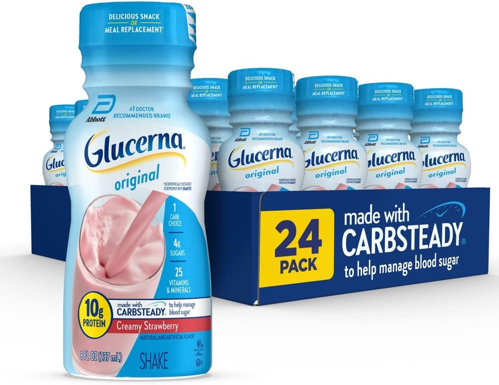 Garantizar más nutrición Shake 24 Pack &amp; Glucerna Diabetic Nutritional Shake 24 Cuenta