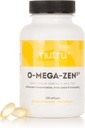 O-Mega-Zen3 Vegan Omega 3 DHA Suplemento - 400 mg DHA Ácidos grasos esenciales - Carrageenan libre - Premium Algal Basado Petróleo alternativo Suplemento - 120 Softgels