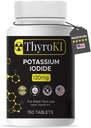 Premium Potassium Iodide Tablets 130 mg – Thyroid Support & Respiratory Health – YODO Naciente KI Pills | Fast-Dissolving Emergency Survival Iodine Supplement | Non-GMO | 150 Tablets | Made in USA