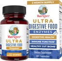 MaryRuth Organics Ultra Digestive Enzymes Capsules TENIDO Hasta 2 Mes de Suministro Silencioso Suplemento para Gut Health Apoyo TENIDO Digestion &amp; Immune Apoyo con Amylase ANTE Lipase & Lactase ANTE Vegan ANTE 60 Conde