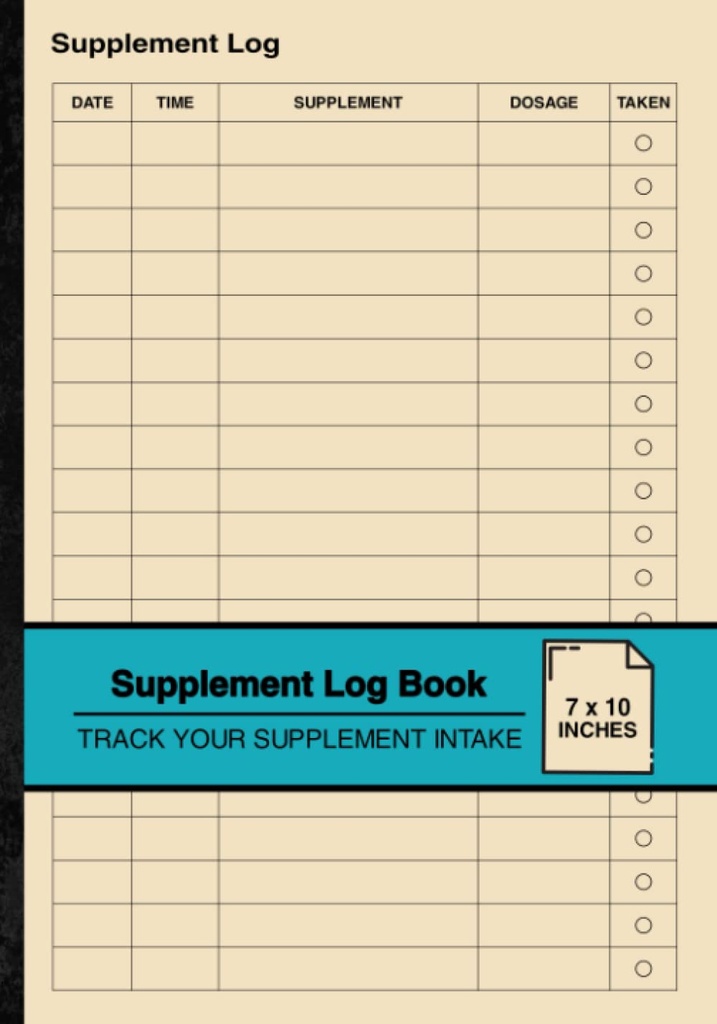 Suplementario Libro de Registro: Simple Suplemento Cuaderno de bitácora