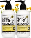 Reshape+ Arnica Bruise Relief Topical Cream For Bruising, Swelling, " Discoloration On Skin, Natural Skin Care Homeopathic Arnica Lotion W/Vitamin K, Horse Chestnut, " Collagen, 8 Fl Oz (2-Pack)