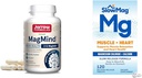 Jarrow Formulas MagMind Brain Health with Magtein (Magnesium L-Threonate) & SlowMag Muscle + Heart Magnesium Chloride with Calcium Supplement